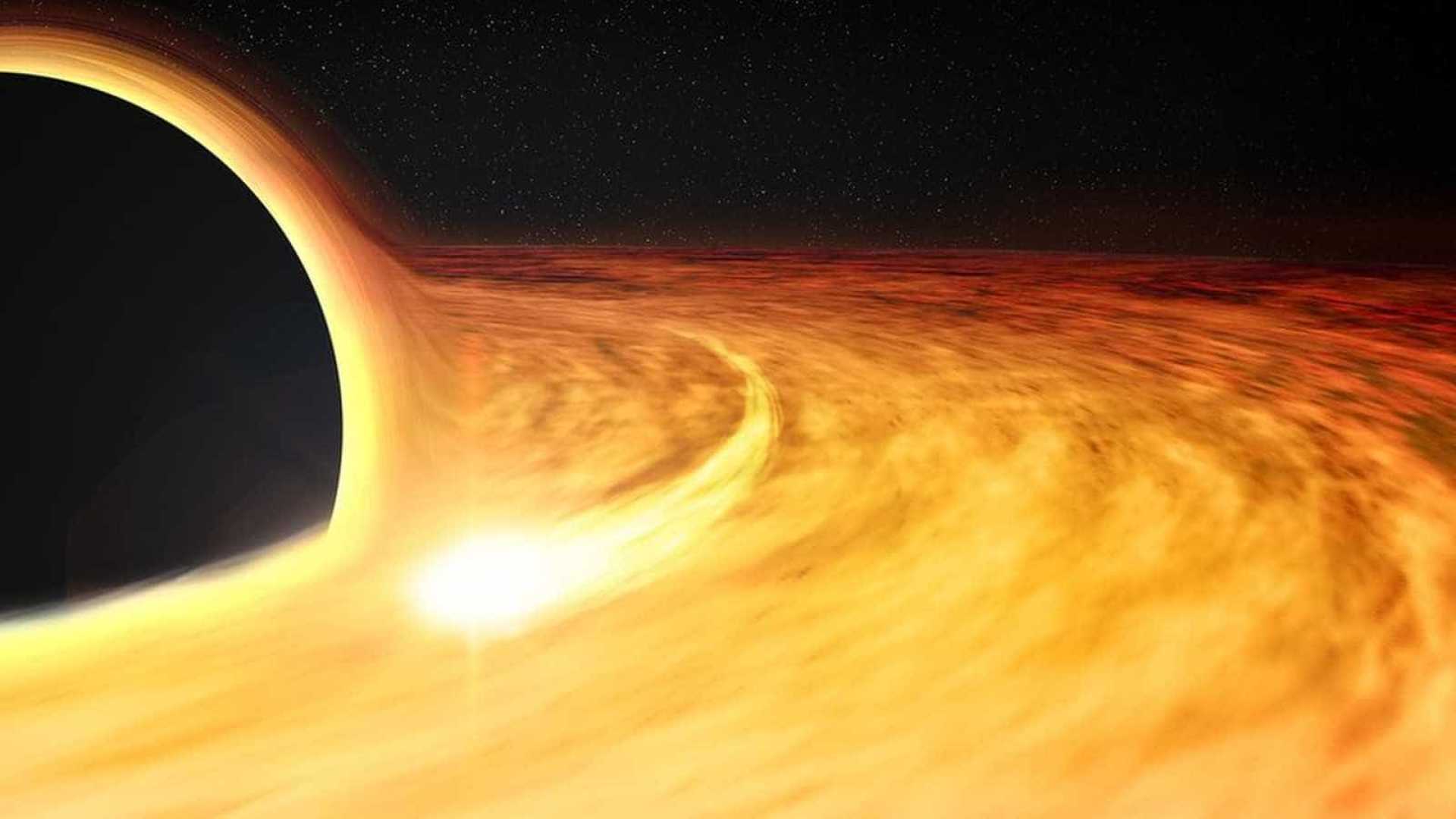 Inédito: astrônomos flagram buraco negro 'devorando' estrela