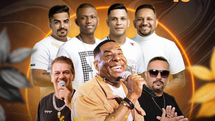 MÚSICA:  Show nacional de Netinho de Paula, Samba +, Beto Cezar e Markos Maya 