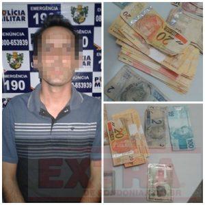 FRAUDE: Motorista que pagou abastecimento de veículo com notas falsas é preso