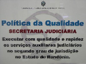 Tribunal de Justiça/RO lança ?Políticas da Qualidade? 