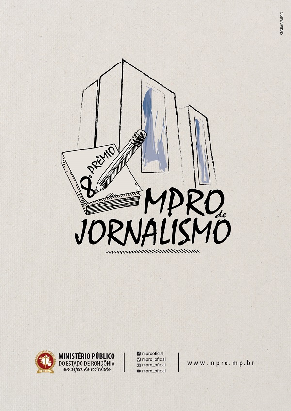 INSCRIÇÕES: MP publica edital do 8º Prêmio MPRO de Jornalismo no Diário Oficial da Justiça