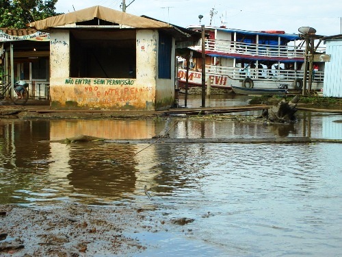 Cheia do rio Madeira é maior do que a do ano passado no mesmo período - Confira Fotos