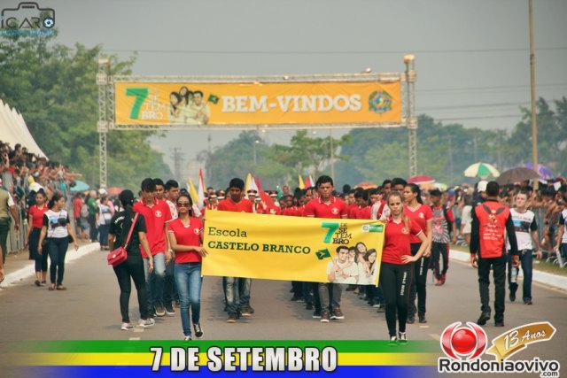 7 DE SETEMBRO:  Confira o desfile cívico da escola Castelo Branco - 2018