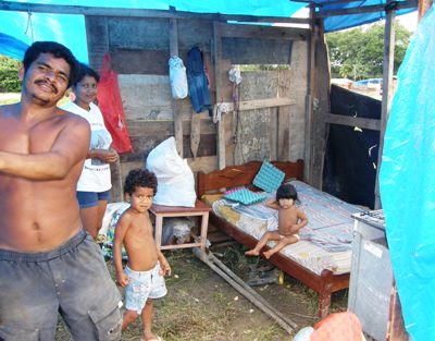 Invasão no bairro Triângulo já tem mais de 100 famílias