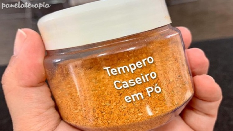 NATURAL: Tempero caseiro (tipo Sazón) que pode ser usado para temperar vários pratos