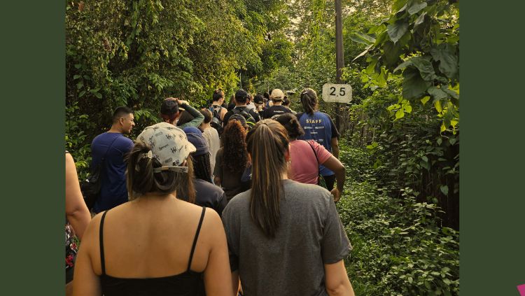 MADEIRA-MAMORÉ:  Estudantes e comunidade participam de trilha para conhecerem a história da Estrada de Ferro