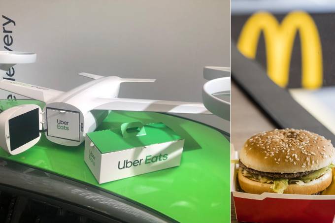 REVOLUÇÃO: McDonald’s entregará lanches em drone da Uber