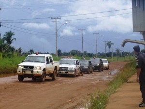 Comissão do DEPEN, de Brasília, chega ao presídio para acompanhar retomada de negociação - Foto