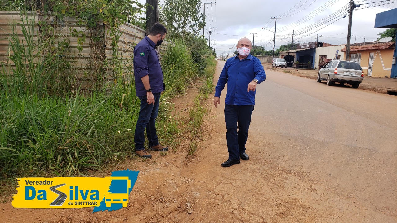 FLORESTA: Vereador Da Silva do SINTTRAR buscar revitalização da rua Peroba