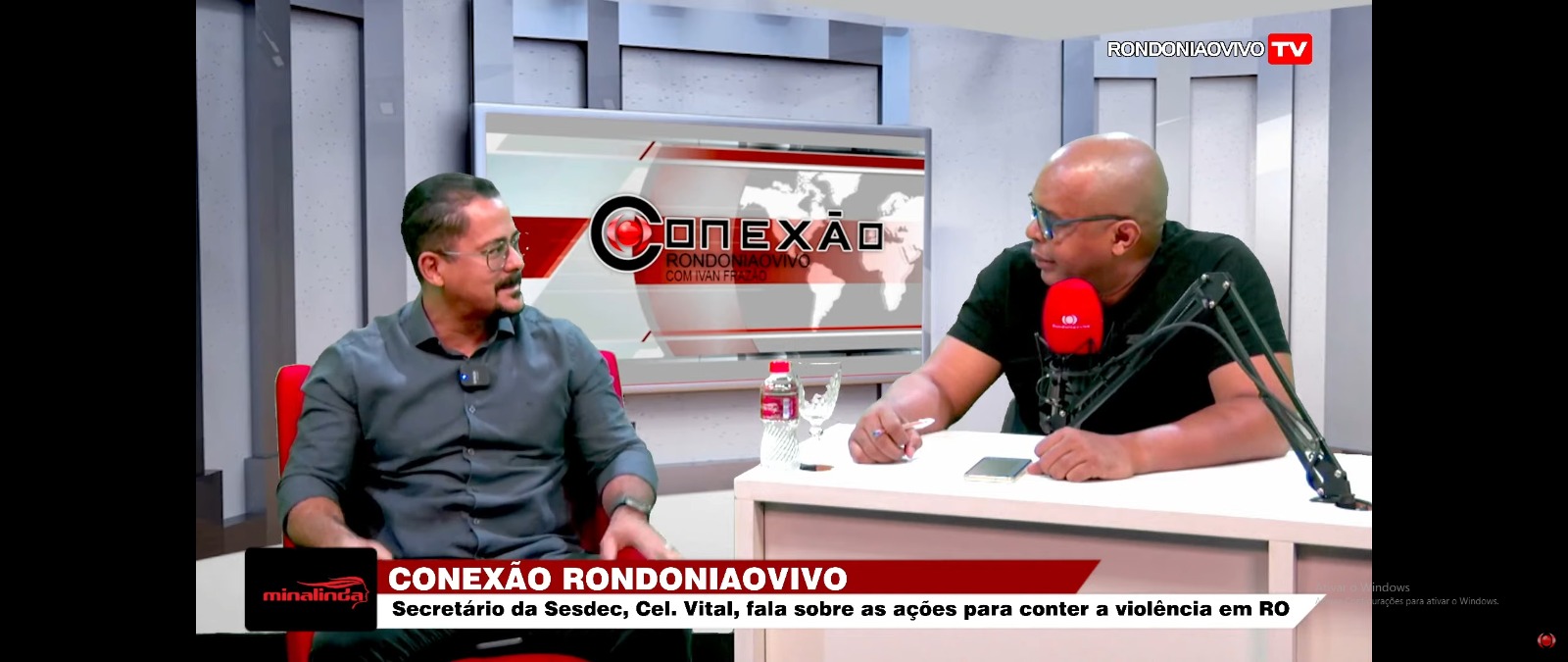 CONEXÃO RONDONIAOVIVO:  Cel. Vital(Sesdec) fala das ações de combate ao crime em Rondônia