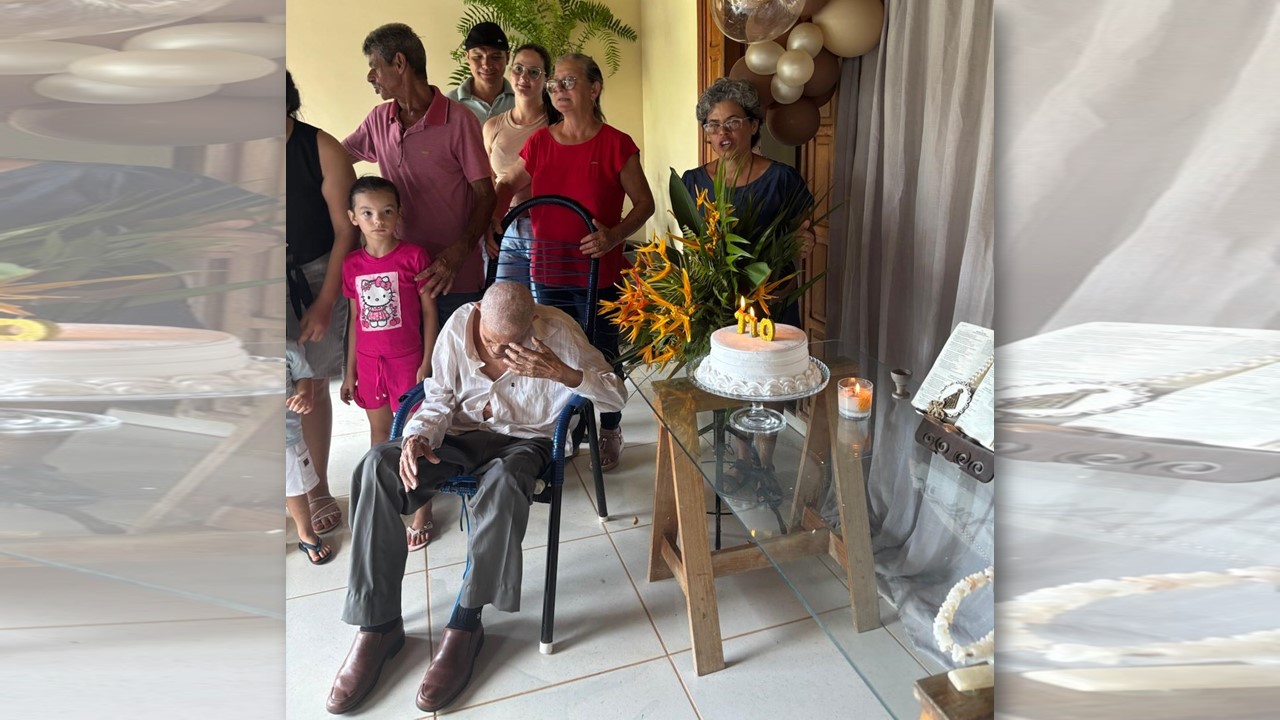 EXEMPLO DE VIDA: Pioneiro de Cacoal, Zé Rocha chega aos 110 anos e é referência em bem-viver