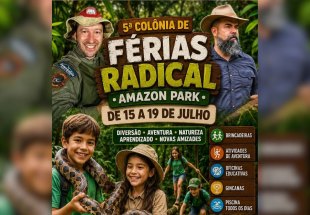 FÉRIAS ESCOLARES: Amazon Park abre inscrições para a 5ª Colônia de Férias Radical em Porto Velho