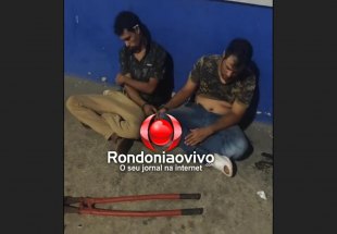 VÍDEO: Ladrões são flagrados arrombando supermercado na região Central