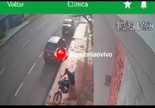 VÍDEO: Ladrão furta motocicleta ao lado de quartel do Exército no Centro 