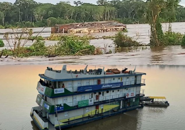 BARCO-HOSPITAL: Governo segue sem prazo para reforma da embarcação