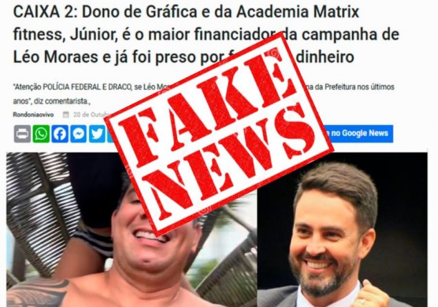 JOGO SUJO: Marginais desesperados espalham onda de Fake News contra Léo Moraes