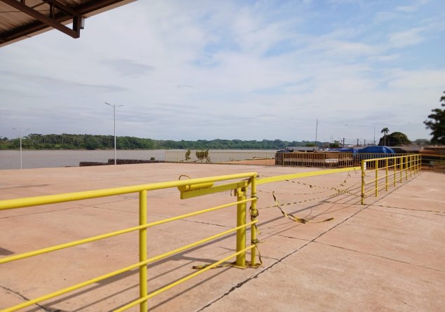 ABRIU… SÓ QUE NÃO: Novo porto de Guajará-Mirim está inoperante 