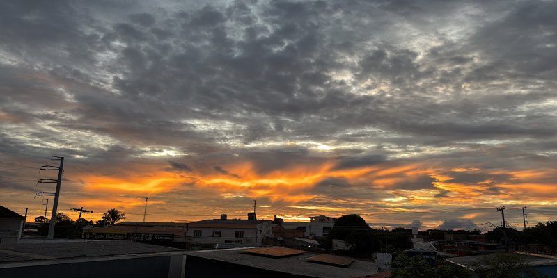CHUVOSO: Tempo instável e nublado em Rondônia nesta terça (23), até em Cacoal