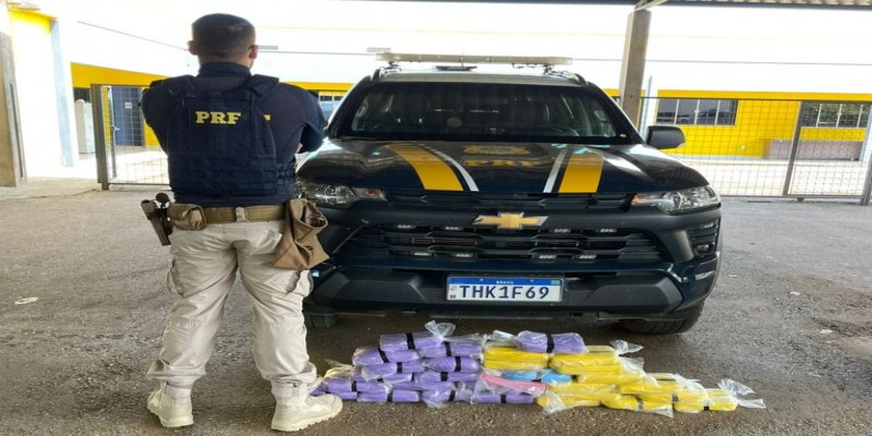 TRÁFICO DE DROGAS: PRF em Rondônia apreende mais de 30 kg de entorpecentes na BR-364