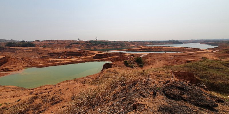 EMBARGADAS: Relatório aponta risco em cinco barragens do Garimpo Bom Futuro