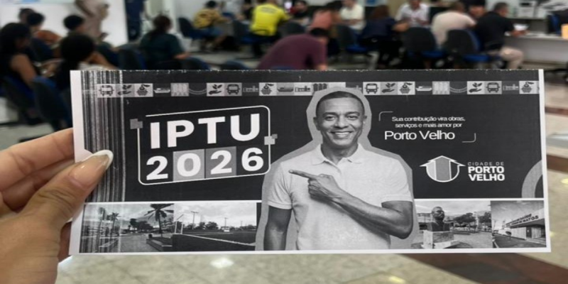 IPTU 2026: Carnês são entregues e desconto de 10% é até 5 de março