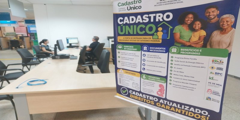 CIDADANIA: Agora o Cadastro Único da Prefeitura de PVH também está no Tudo Aqui Centro