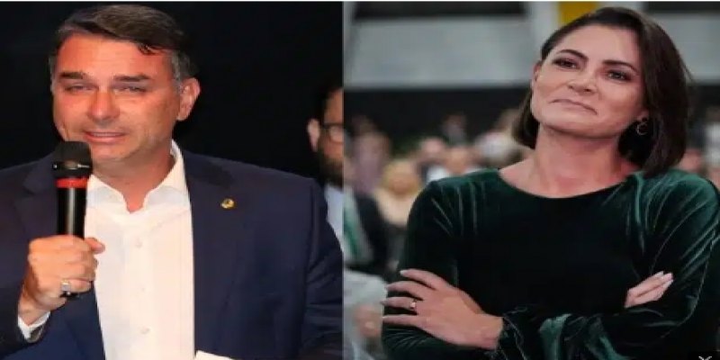MENTIROSO? : Michelle não recua e faz publicação em tom de ameaça a Flávio Bolsonaro