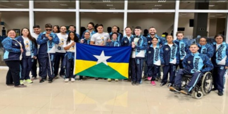 REPRESENTANDO: Delegação de RO recebe kits e inicia participação nas Paralimpíadas Escolares