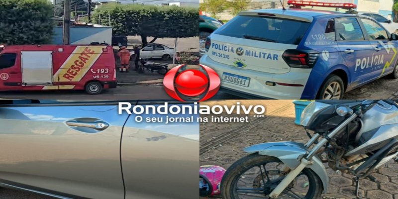 VÍDEO: Motociclista fica ferida após motorista de app avançar preferencial