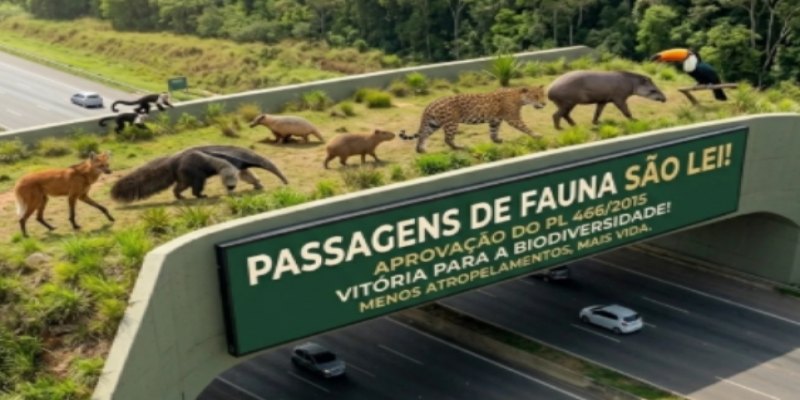CORREDORES ECOLÓGICOS: Projeto obriga a proteção de animais silvestres em rodovias e ferrovias