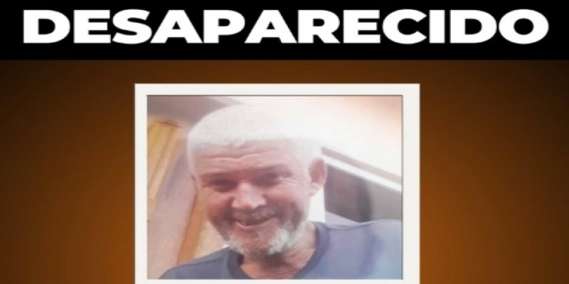 AJUDE: Família procura homem de 61 anos que sumiu há três meses
