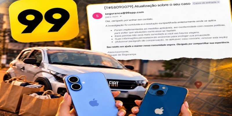 99 ENTREGA: Plataforma encerra apuração de furto de iPhones sem ressarcimento