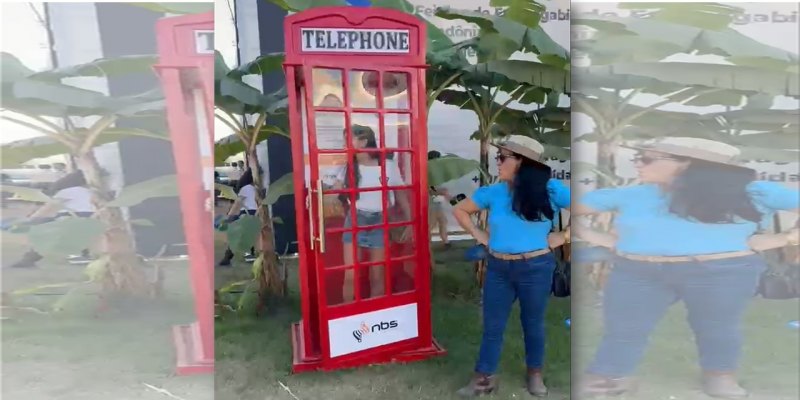 SAUDOSISMO: Cabine telefônica gera curiosidade e nostalgia na Rondônia Rural Show
