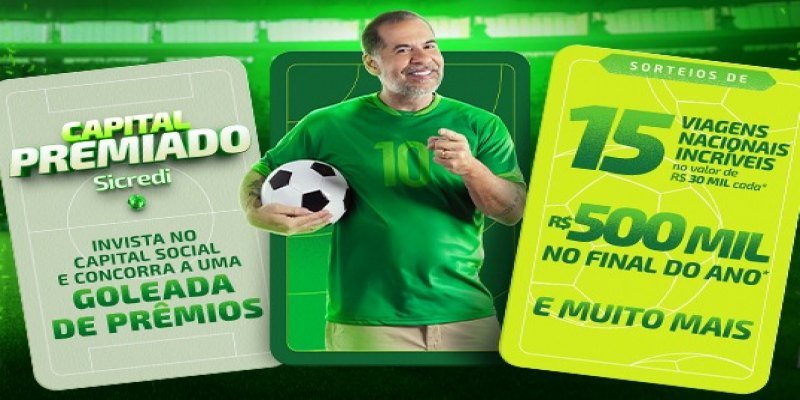 CAPITAL PREMIADO 2026: Campanha do Sicredi sorteia 5 vales de viagem 