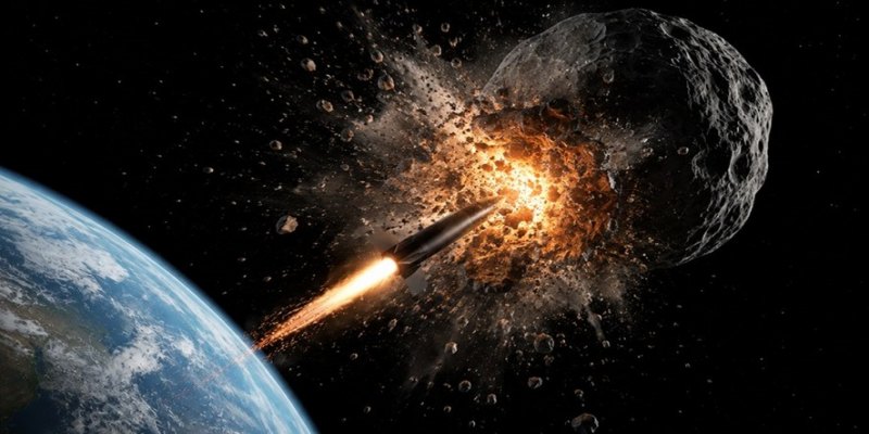 PROTEGE A TERRA: China descobre como explodir asteroide com bomba nuclear espacial 