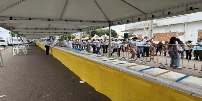 FILA ORGANIZADA: Porto Velho terá bolo de 112 metros para celebrar aniversário nesta sexta
