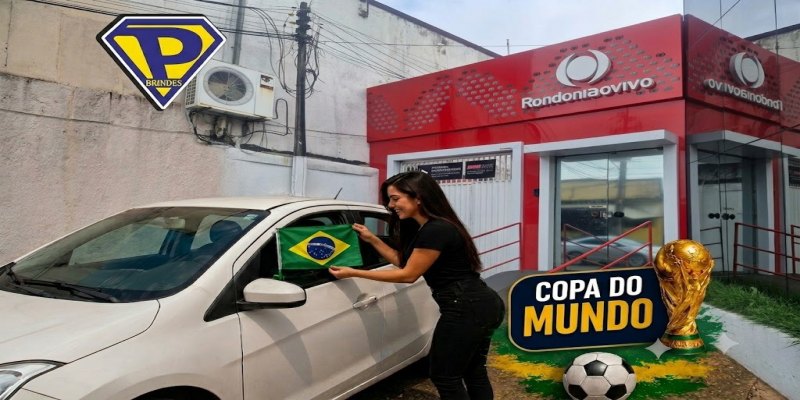 COPA DO MUNDO: Garanta sua bandeirinha do Brasil participando de ação do Rondoniaovivo