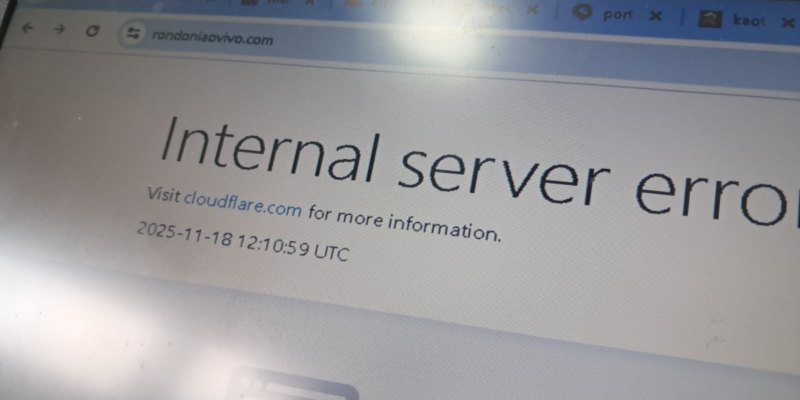 SERVIDORES: Cloudfare apresenta instabilidade e derruba vários sites nesta terça (18) 